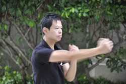 日字沖拳是詠春最常用的拳